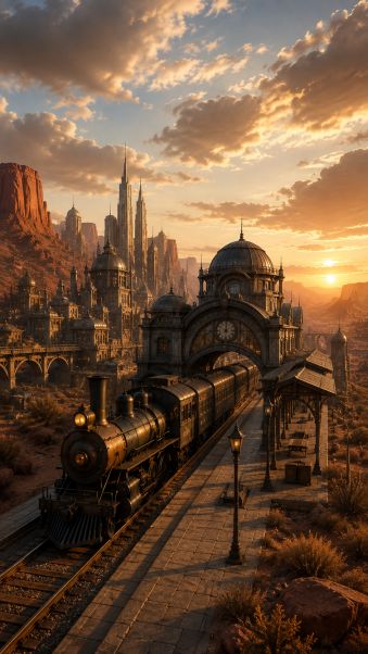 Different futuristic art styles generated with Kling AI